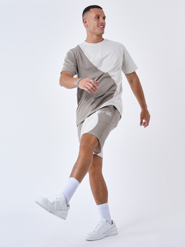 project x paris Short bicolore style vague