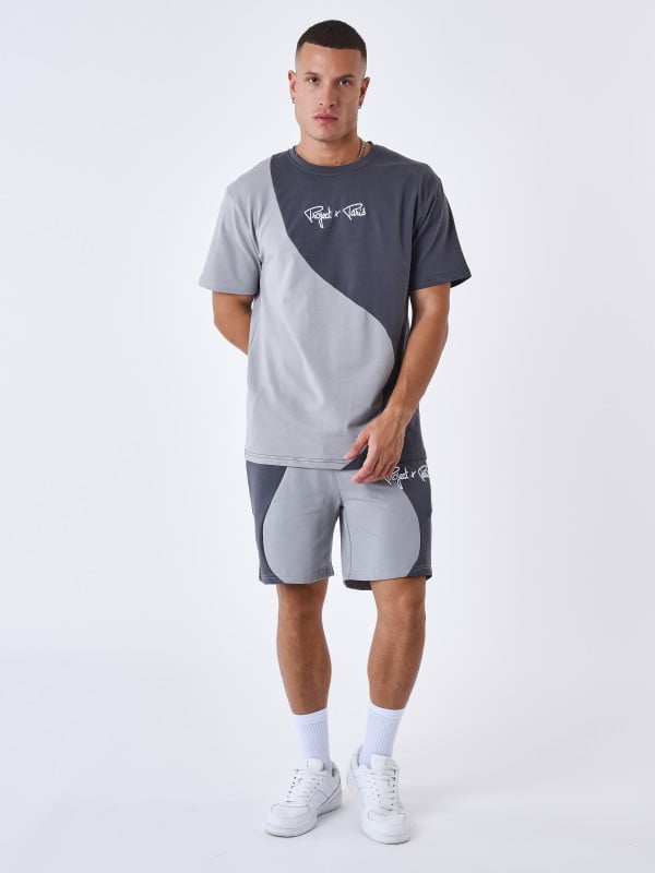 Project X Paris Short Bicolore Style Vague