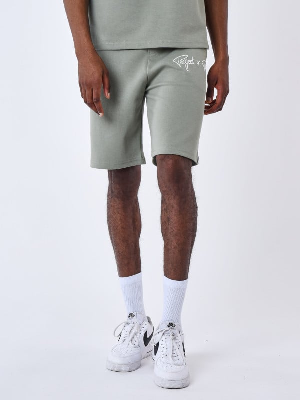 Project X Paris Short Broderie Logo