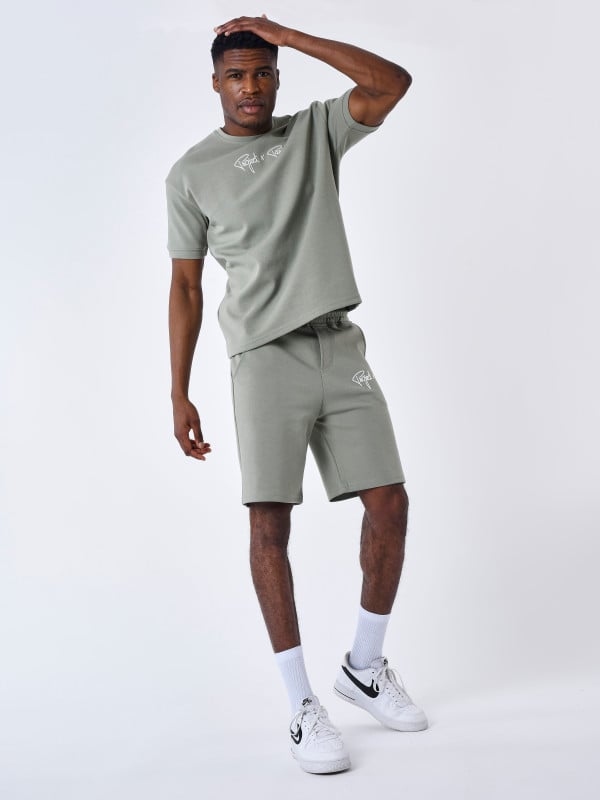 project x paris Short broderie logo