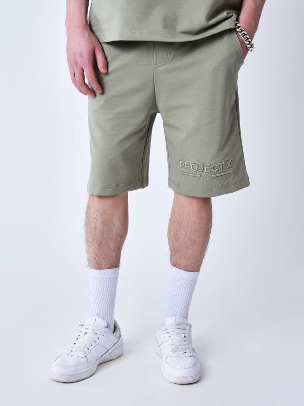 Project X Paris Short Classique Brodé
