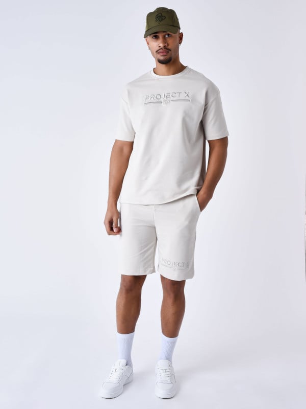 project x paris Short classique brodé