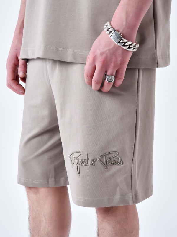 Project X Paris Short Classique Brodé Signature