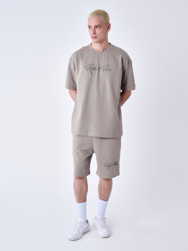project x paris Short classique brodé Signature