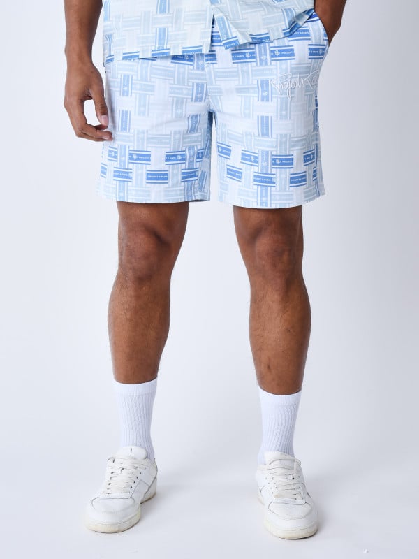 Project X Paris Short De Bain Imprimé Streamer