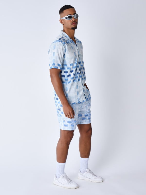 Project X Paris Short De Bain Imprimé Streamer