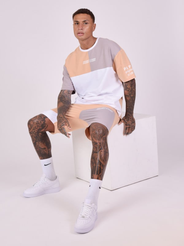 Project X Paris Short Effet Color Block