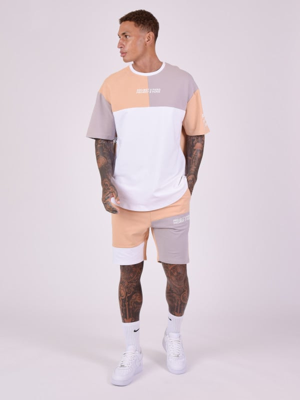 Project X Paris Short Effet Color Block
