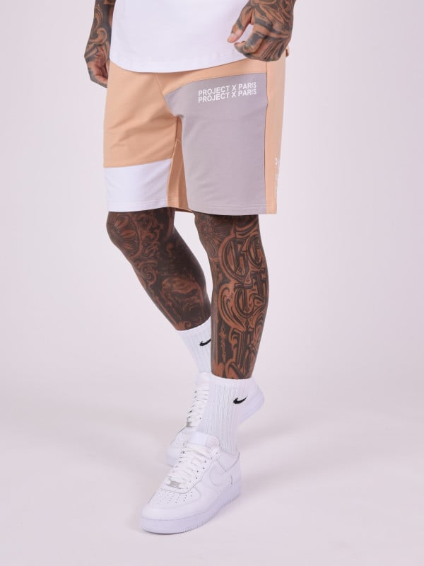 project x paris Short effet color block