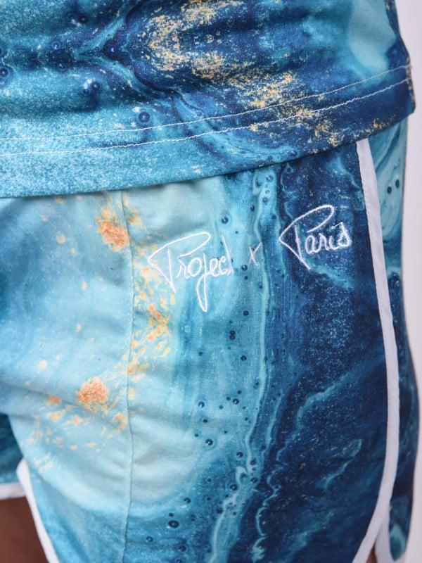 Project X Paris Short Effet Dégradé Liquide