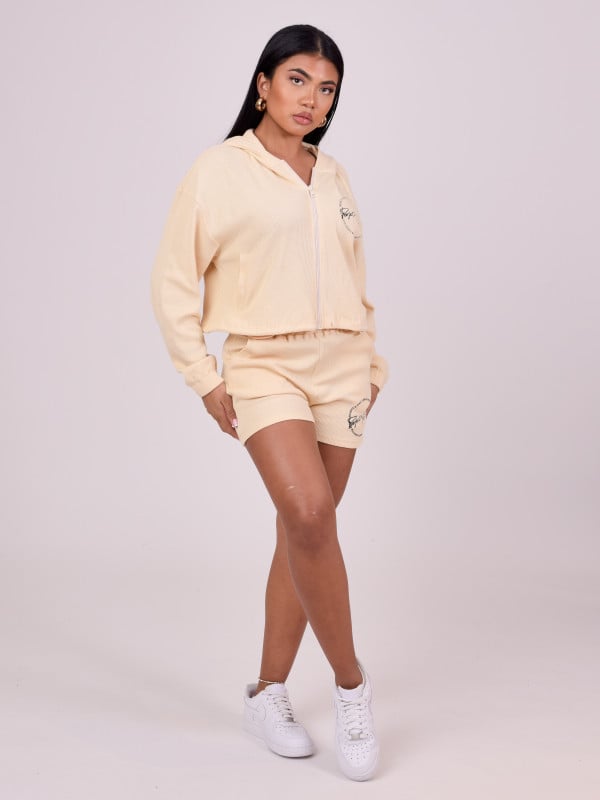 Project X Paris Short Effet Nid D'abeille