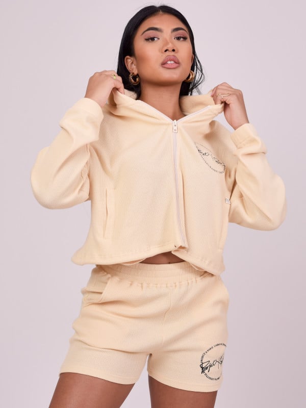 project x paris Short effet nid d'abeille