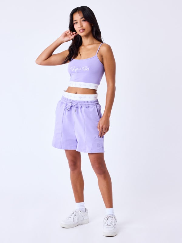 project x paris Short élastique printé logo brodé