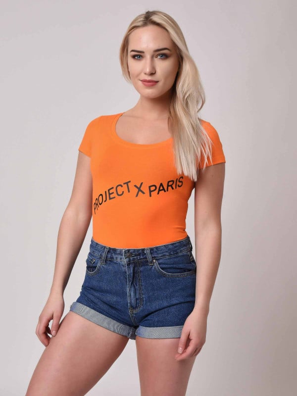 Project X Paris Short En Jeans