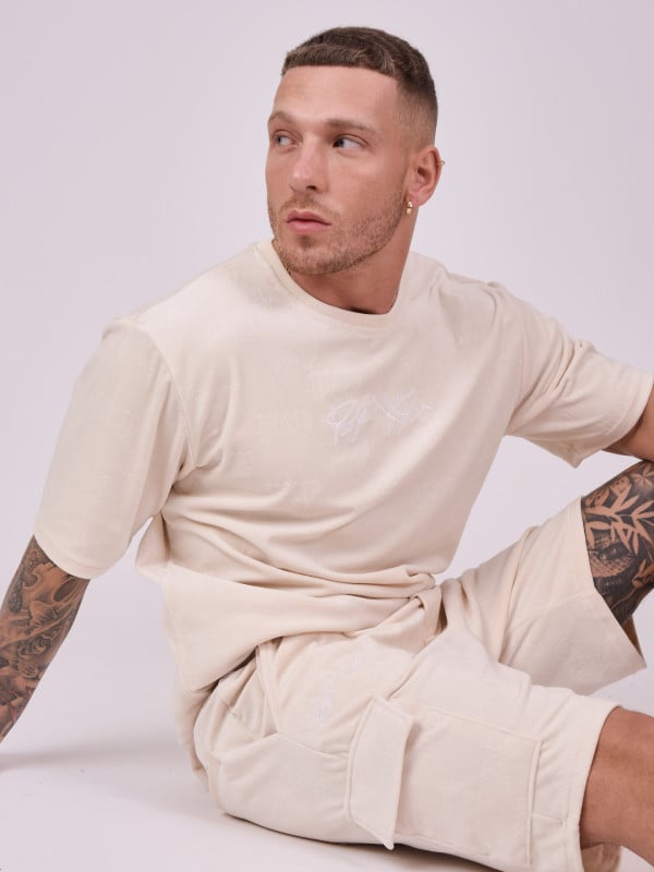 Project X Paris Short En Velour Gaufré