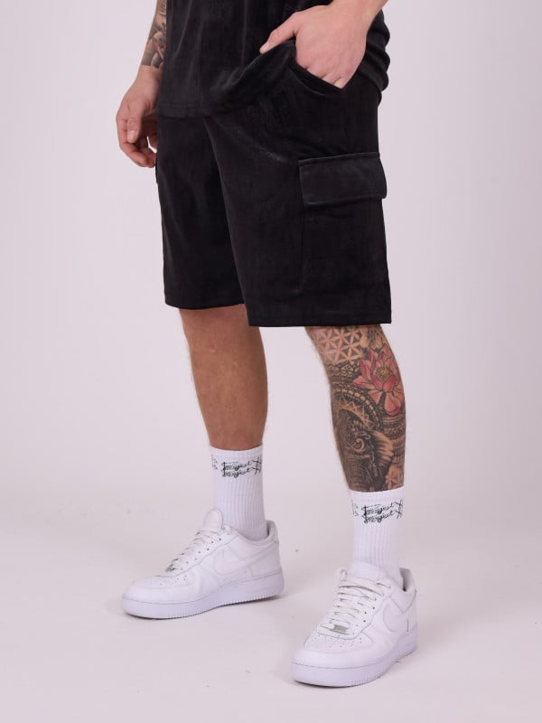 project x paris Short en velour gaufré