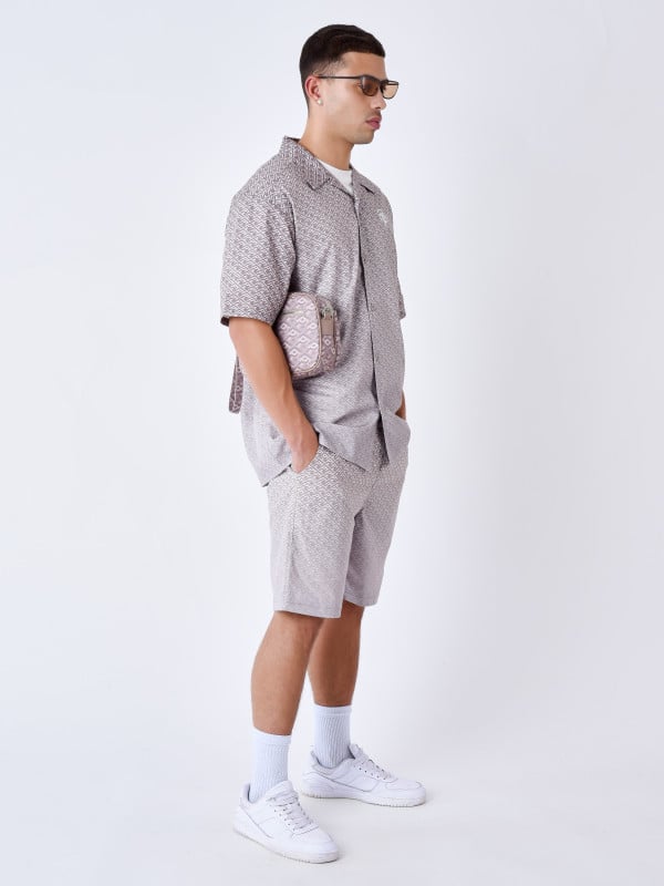 Project X Paris Short Imprimé Graphic Gaze Dégradé