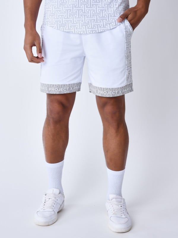 Project X Paris Short Imprimé Labyrinthe