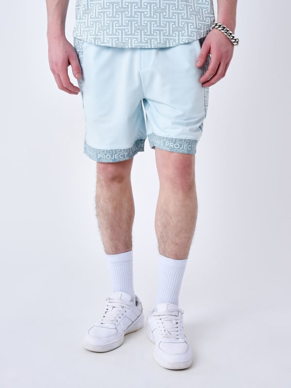 Project X Paris Short Imprimé Labyrinthe