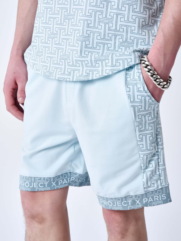 Project X Paris Short Imprimé Labyrinthe