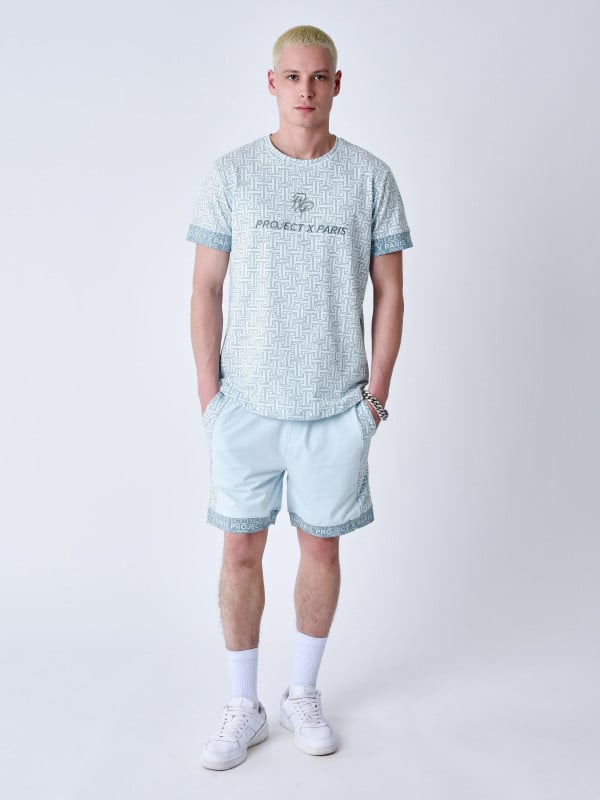 project x paris Short imprimé labyrinthe