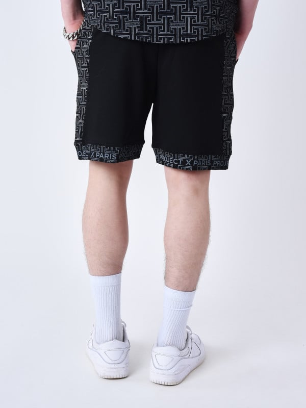 Project X Paris Short Imprimé Labyrinthe