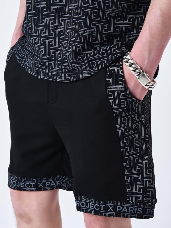Project X Paris Short Imprimé Labyrinthe