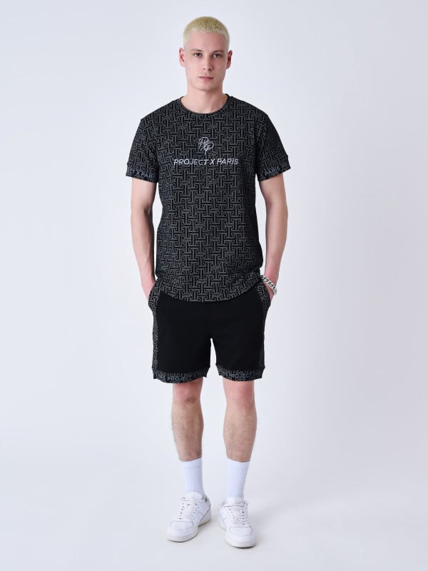 project x paris Short imprimé labyrinthe