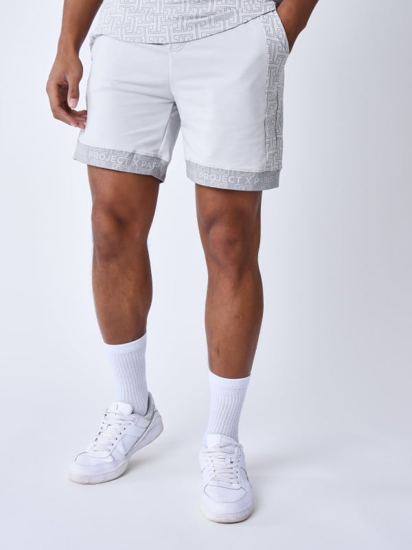 Project X Paris Short Imprimé Labyrinthe