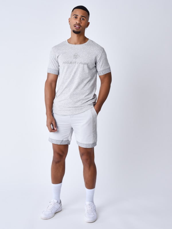 project x paris Short imprimé labyrinthe