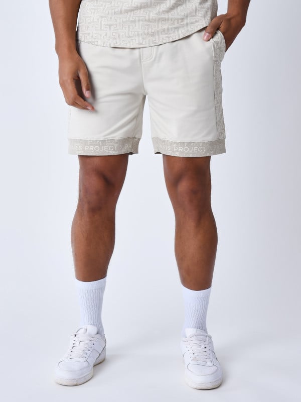 Project X Paris Short Imprimé Labyrinthe