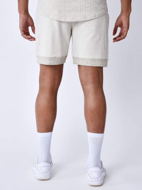 Project X Paris Short Imprimé Labyrinthe