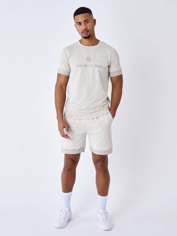 project x paris Short imprimé labyrinthe