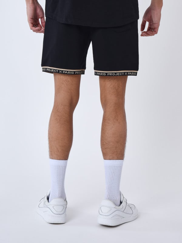 Project X Paris Short Logo Brodé En Relief