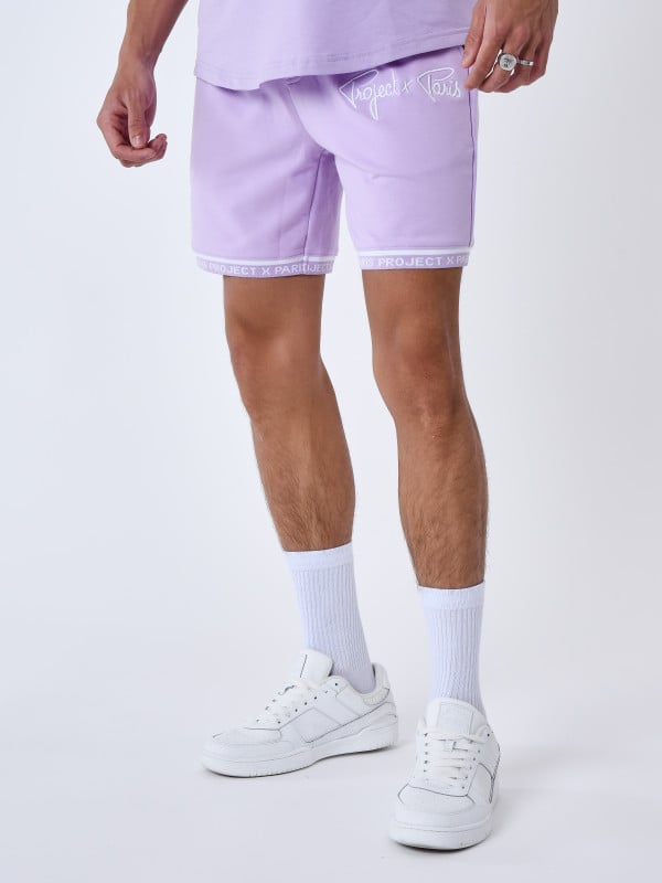 Project X Paris Short Logo Brodé En Relief