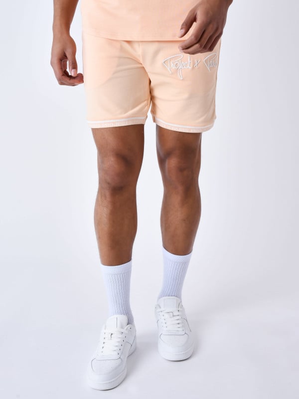 Project X Paris Short Logo Brodé En Relief
