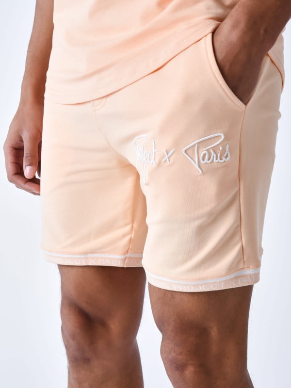 Project X Paris Short Logo Brodé En Relief