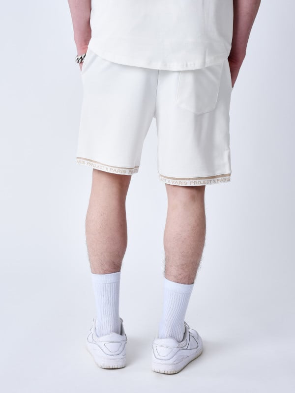 Project X Paris Short Logo Brodé En Relief