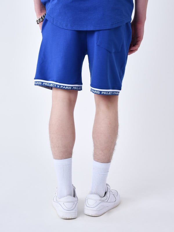 Project X Paris Short Logo Brodé En Relief