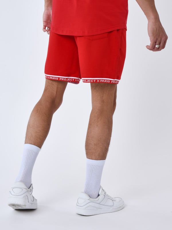 Project X Paris Short Logo Brodé En Relief