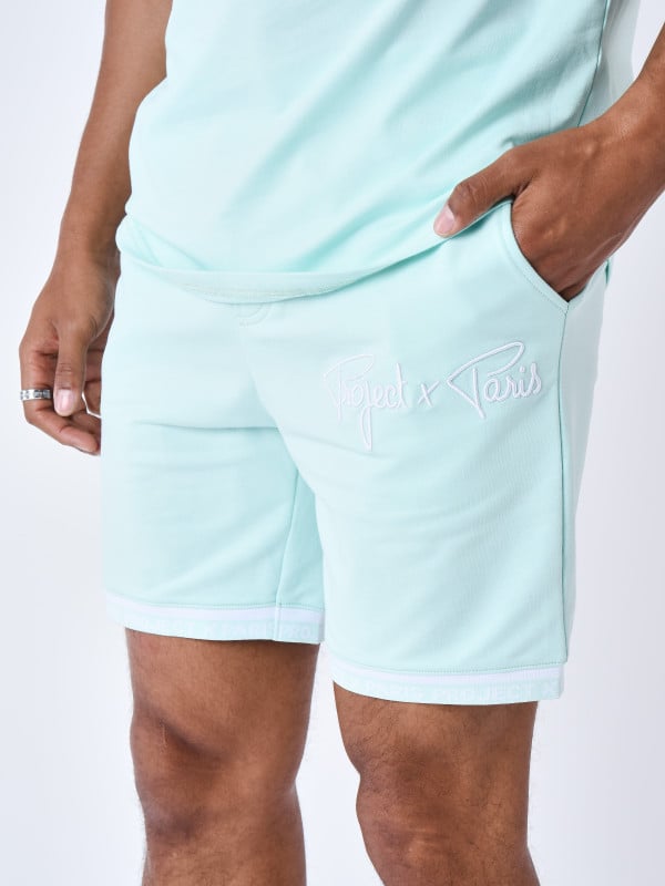 Project X Paris Short Logo Brodé En Relief