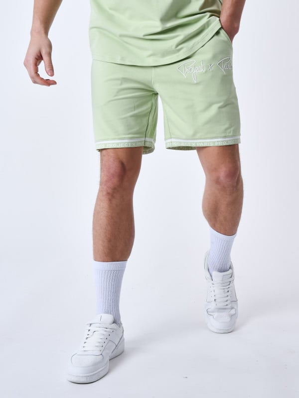 Project X Paris Short Logo Brodé En Relief