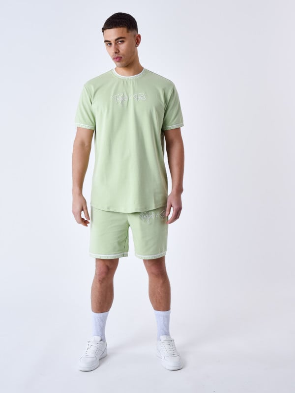 Project X Paris Short Logo Brodé En Relief