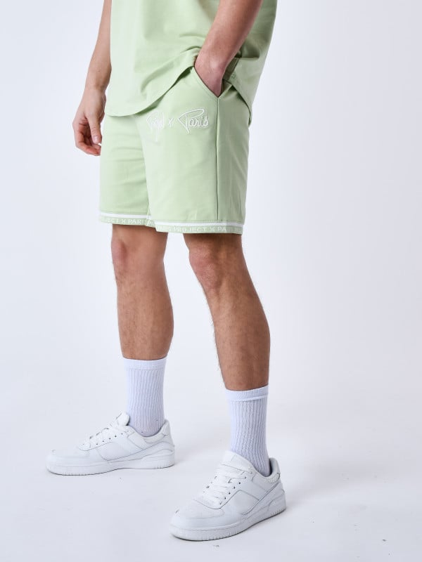 Project X Paris Short Logo Brodé En Relief