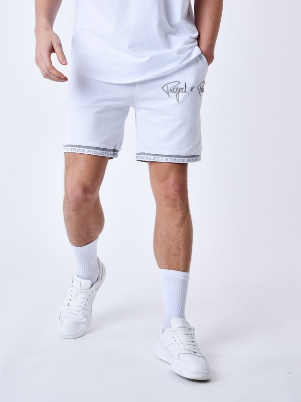 Project X Paris Short Logo Brodé En Relief