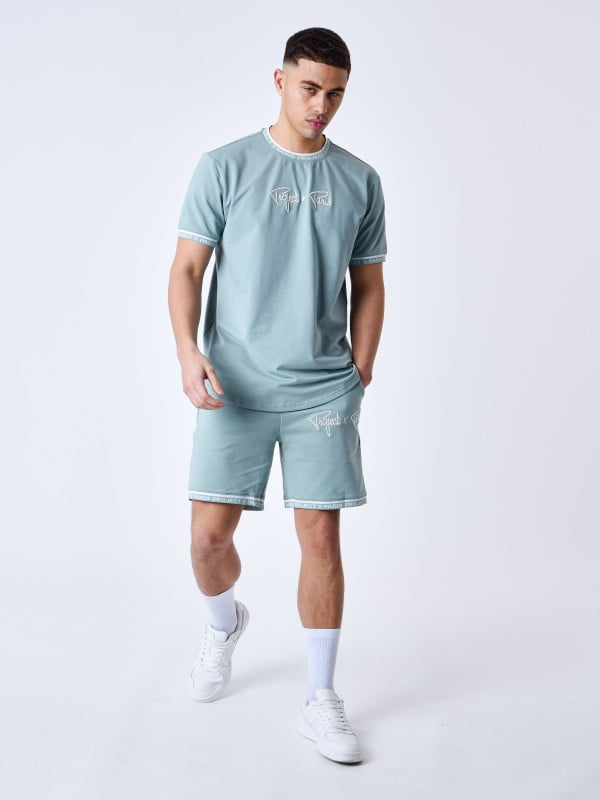 Project X Paris Short Logo Brodé En Relief