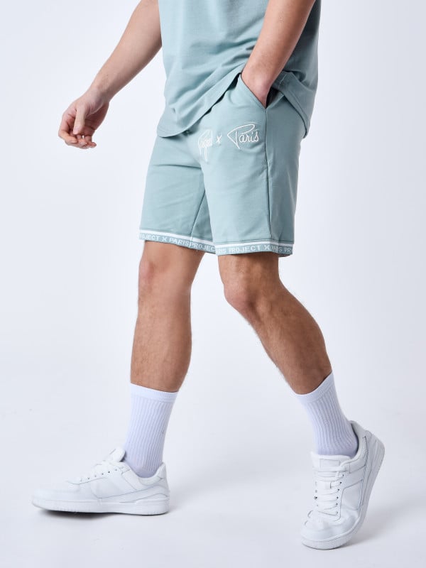 Project X Paris Short Logo Brodé En Relief