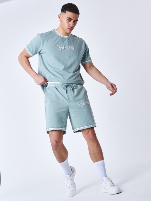 Project X Paris Short Logo Brodé En Relief