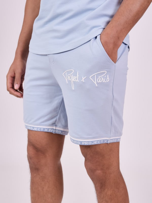 Project X Paris Short Logo Brodé En Relief