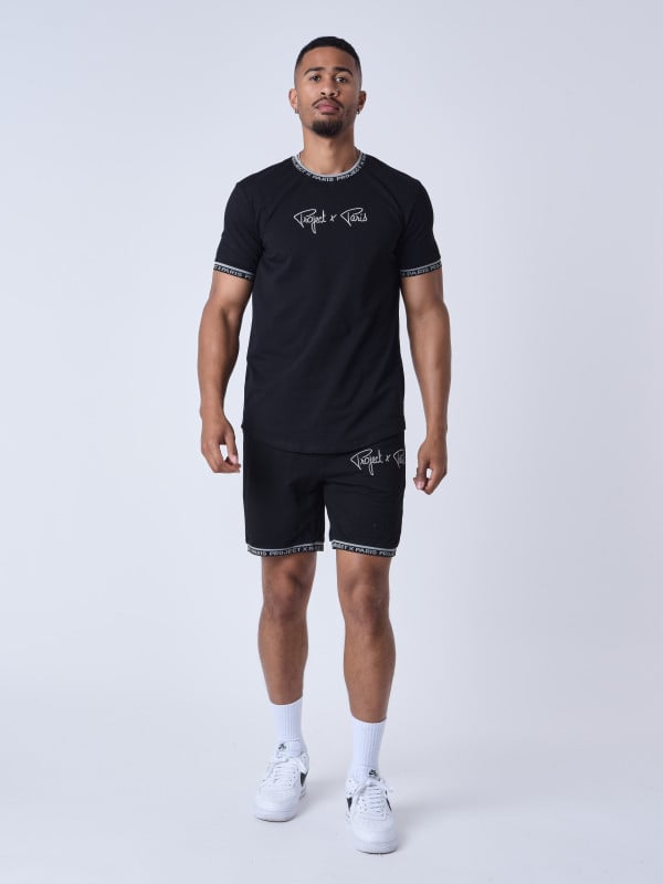 Project X Paris Short Logo Brodé En Relief